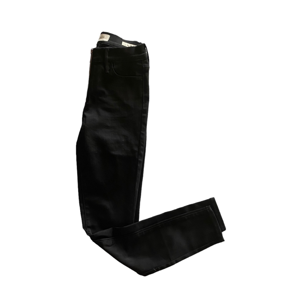 Pacsun Black Zipper Front Super High-Rise Jeggings Pants Excellent Condition